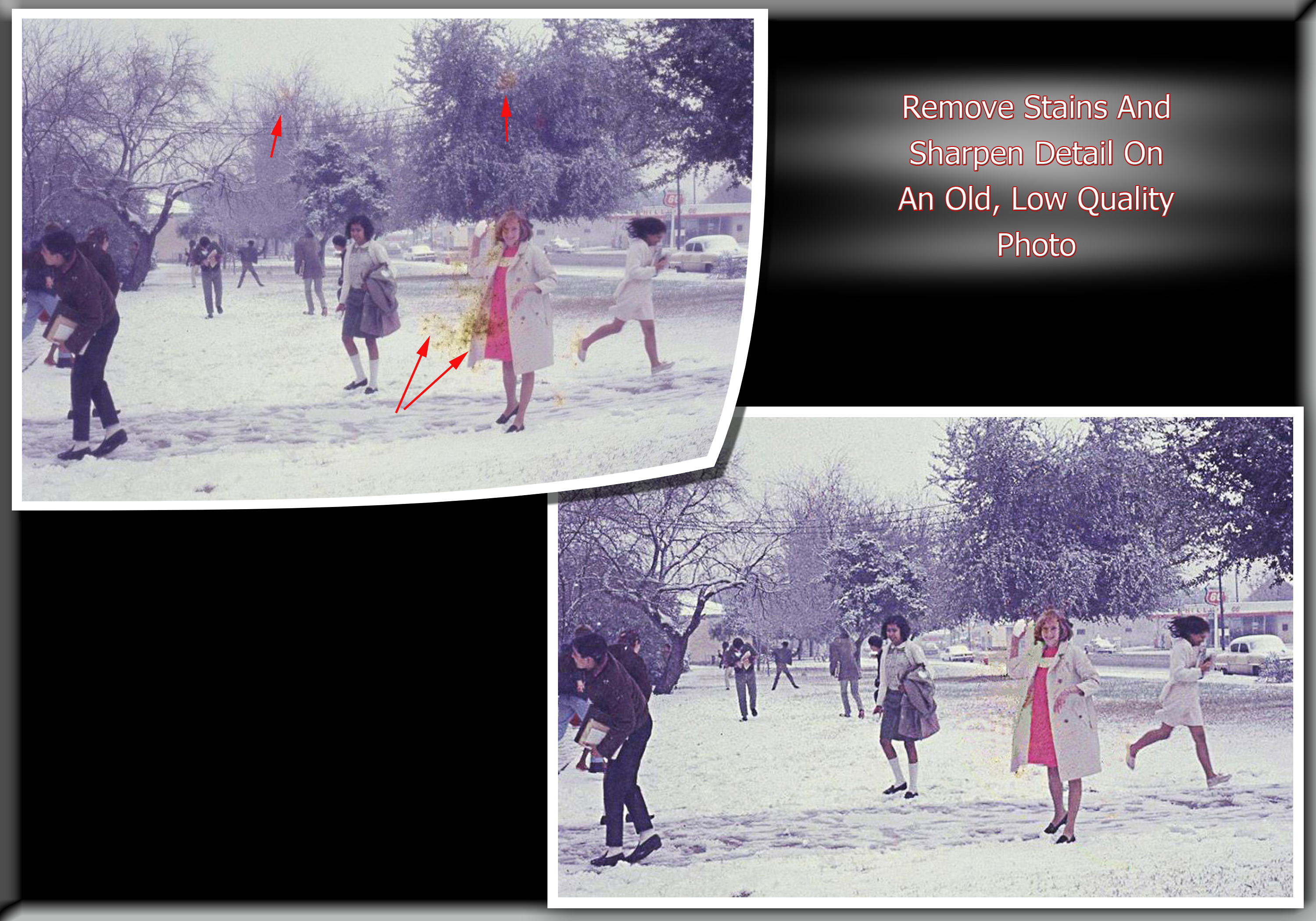 Falfurrias, TX rare snowstorm