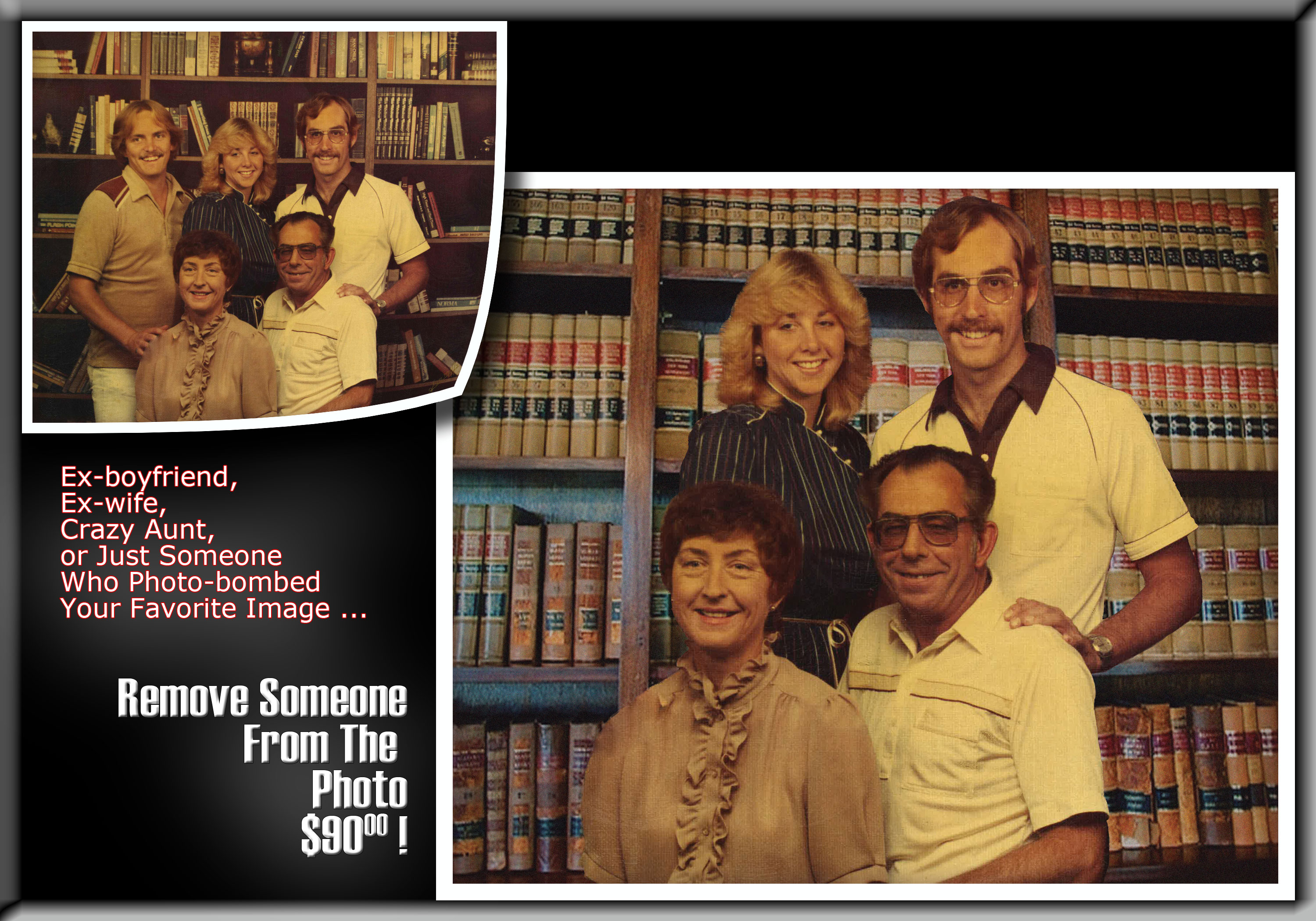 Portrait with errant relative removed.